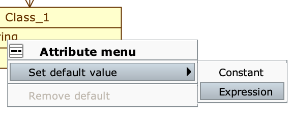 Set a default value with an expression